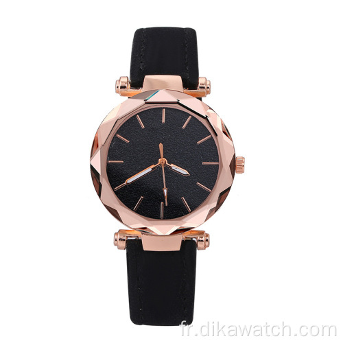 Vente en gros usine vente directe ciel étoilé montre pour femmes Quartz conception spéciale petites montres robe de charme dames montre-bracelet chaude